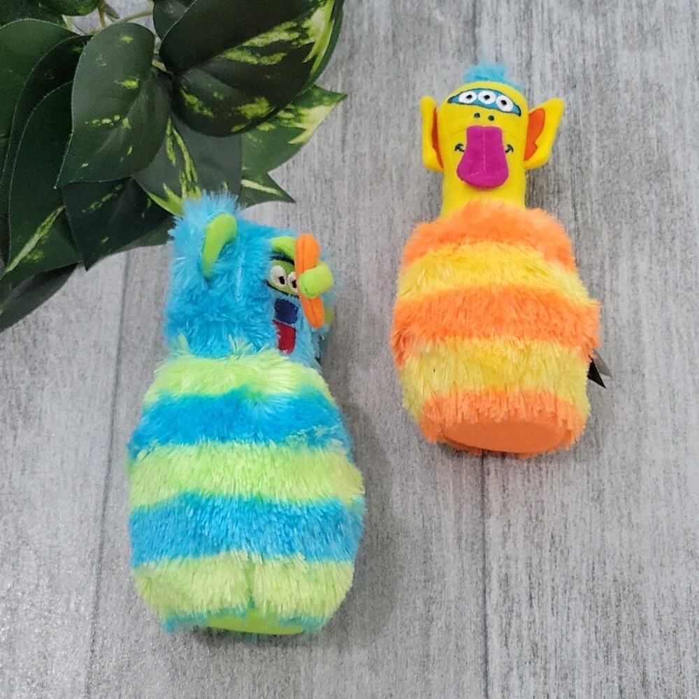 Melissa & Doug Fuzzy Striped Monster Plush Toys